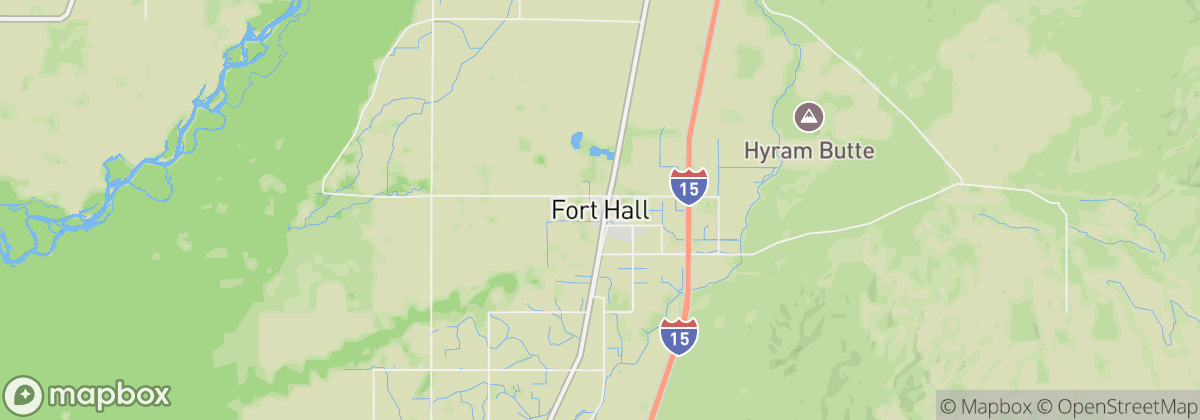 Map: Fort Hall, ID