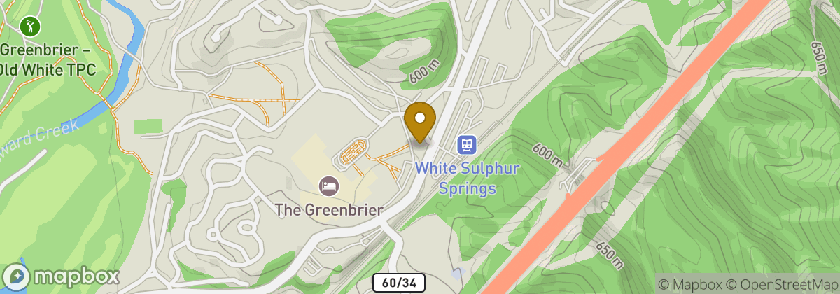Map location: The Greenbrier Golf Club