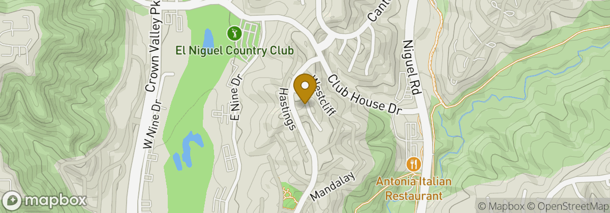 Map location: El Niguel Country Club