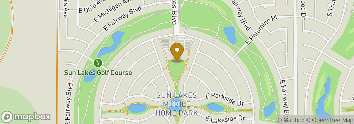 Map location: Sun Lakes Golf Course