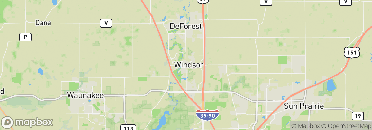 Map: Windsor, WI