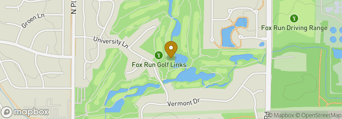Map location: Fox Run Golf Links