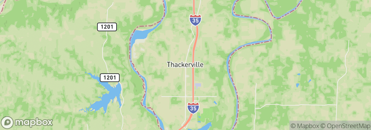 Map: Thackerville, OK