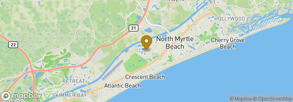 Map location: Azalea Sands Golf Club