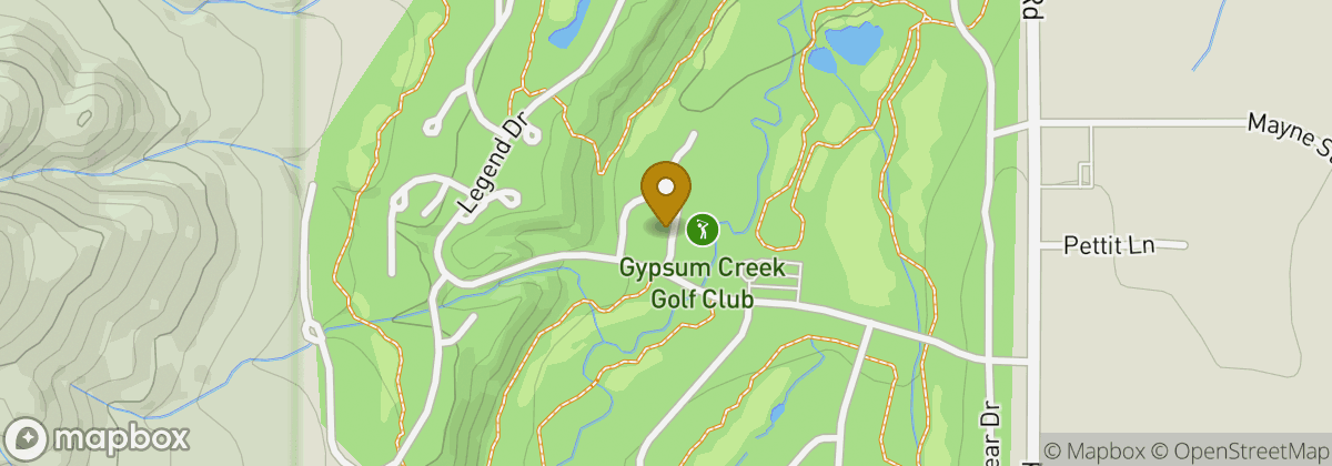 Map location: Gypsum Creek Golf Course