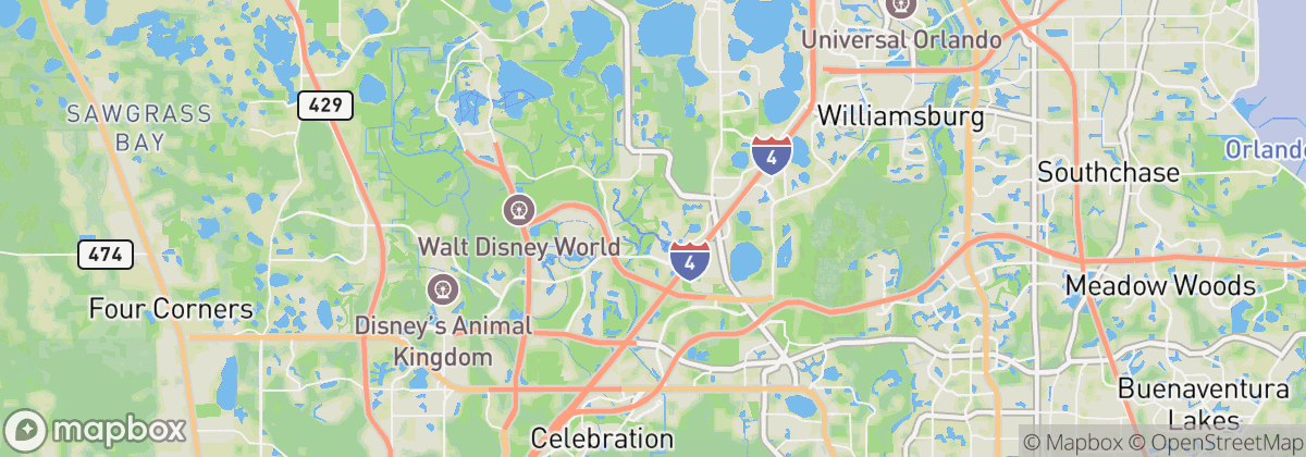 Map: Lake Buena Vista, FL