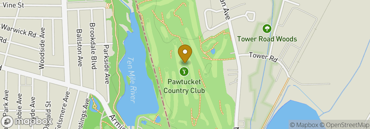 Map location: Pawtucket Country Club