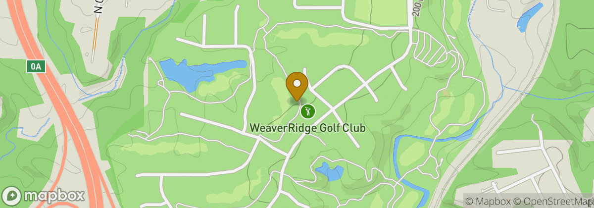 Map location: WeaverRidge Golf Club