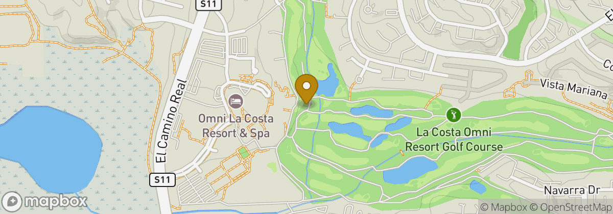 Map location: Golf at Omni La Costa