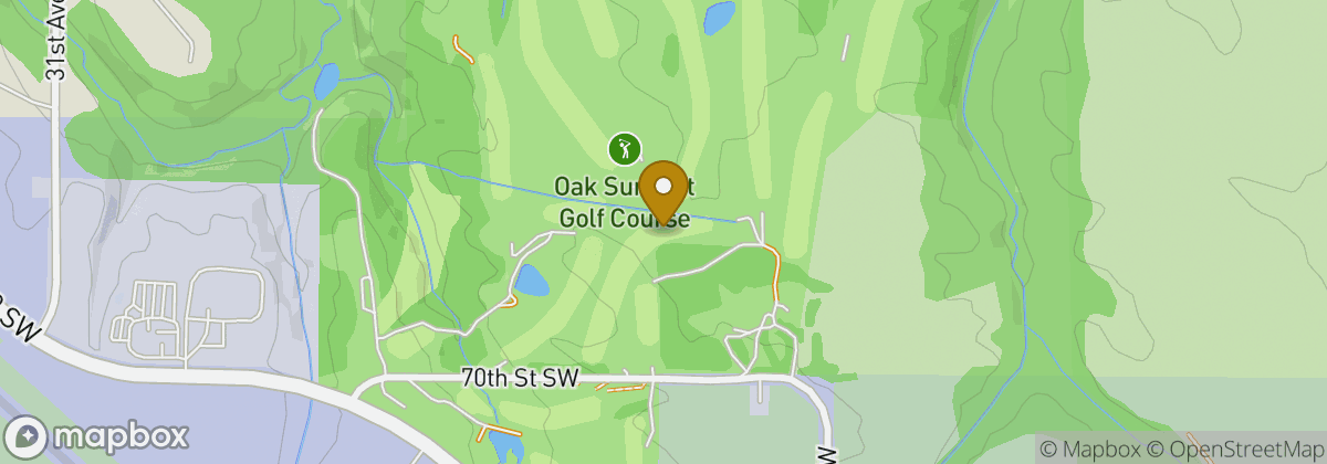 Map location: Oak Summit Golf Course