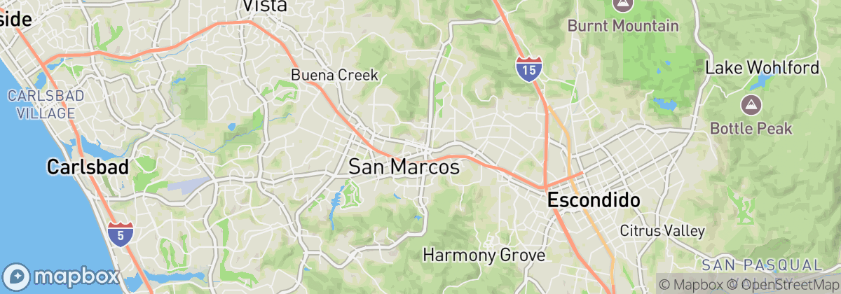 Map: San Marcos, CA