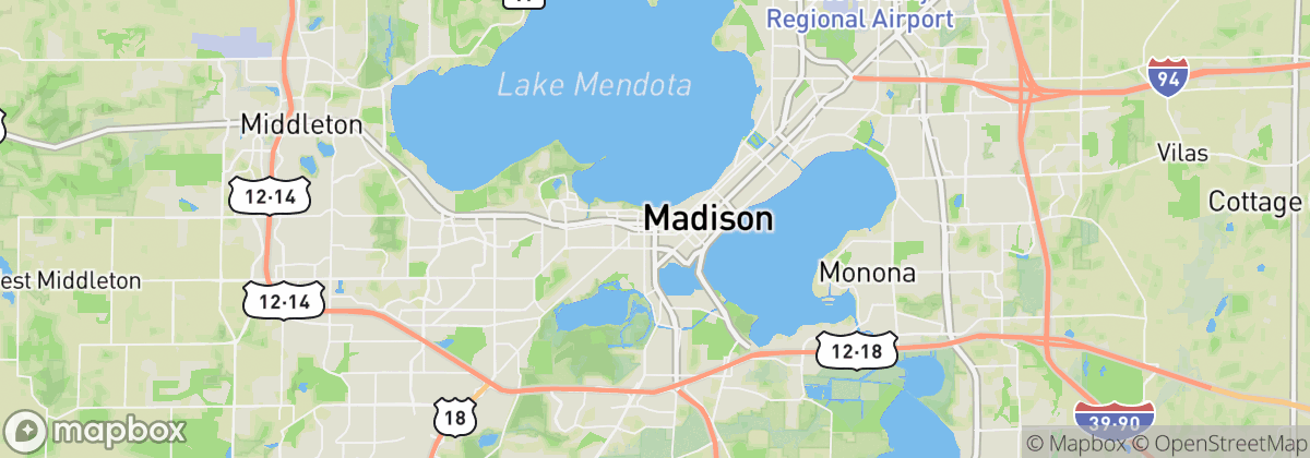 Map: Madison, WI