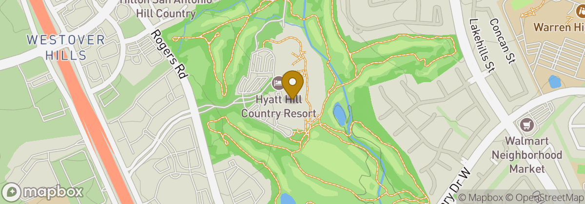 Map location: Hill Country Golf Club