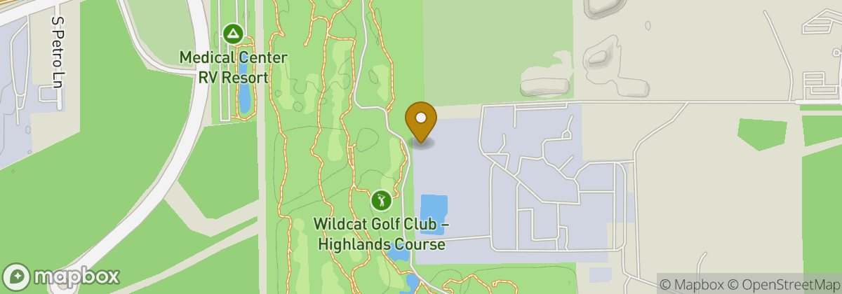 Map location: Wildcat Golf Club - Highlands Course