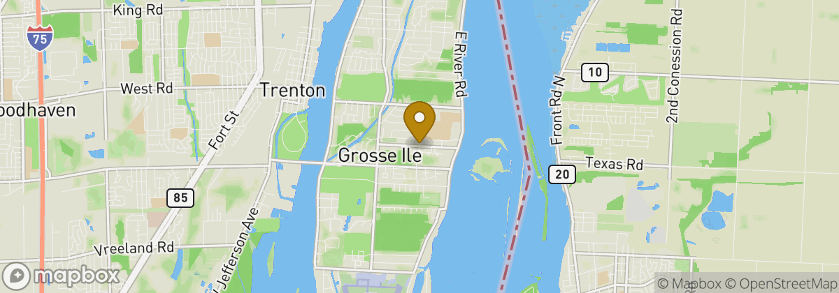 Map location: Grosse Ile
