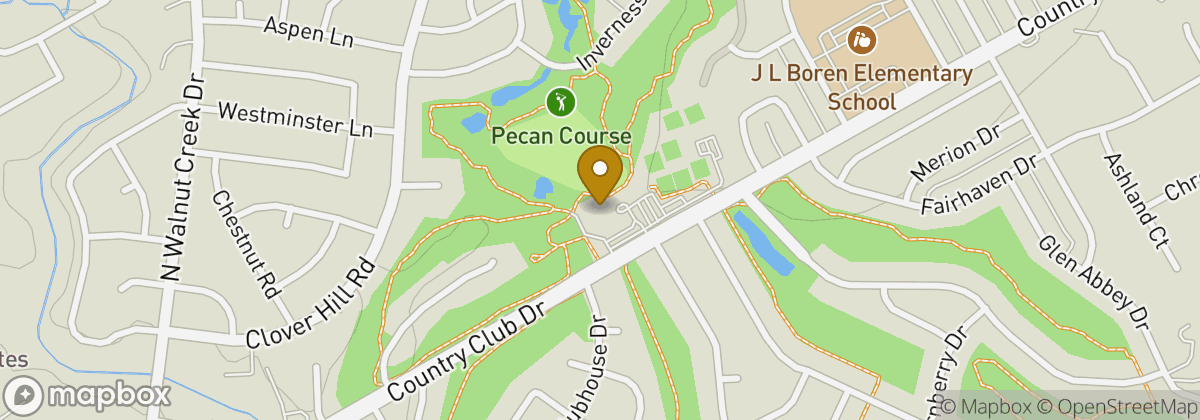 Map location: Walnut Creek Country Club