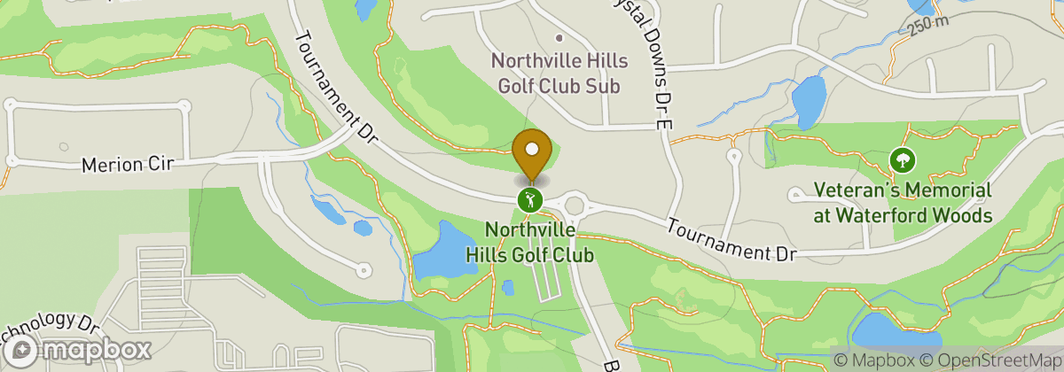 Map location: Northville Hills Golf Club