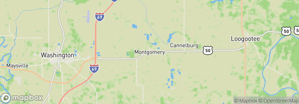 Map: Montgomery, IN