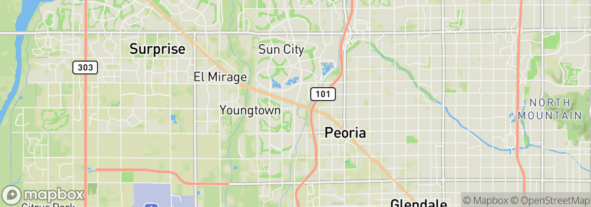 Map: Sun City, AZ