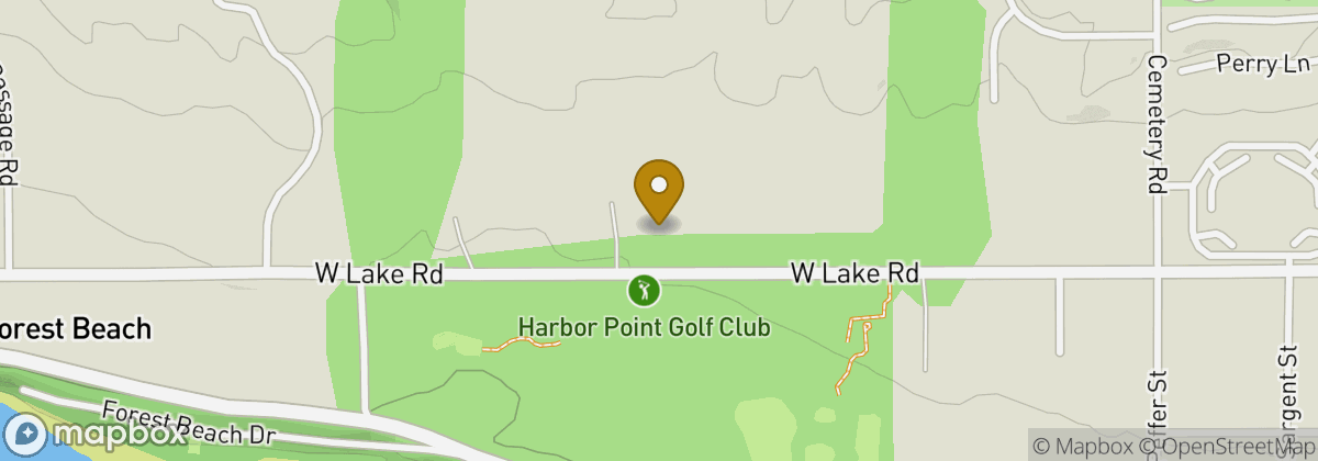 Map location: Harbor Point Golf Club