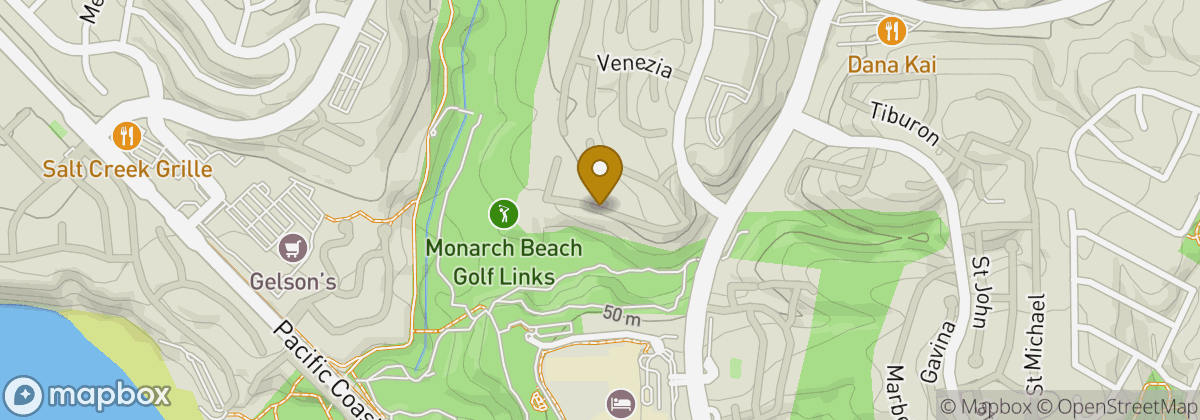 Map location: Monarch Beach Golf Links