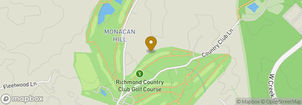 Map location: Richmond Country Club Golf Course