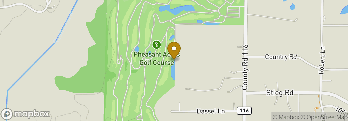 Map location: Pheasant Acres Golf Course