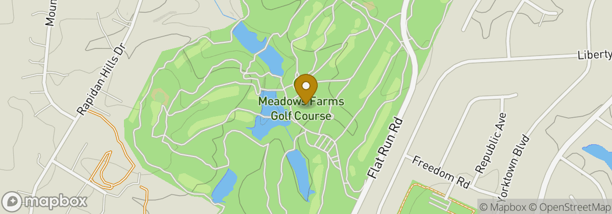 Map location: Meadows Farms Golf Course