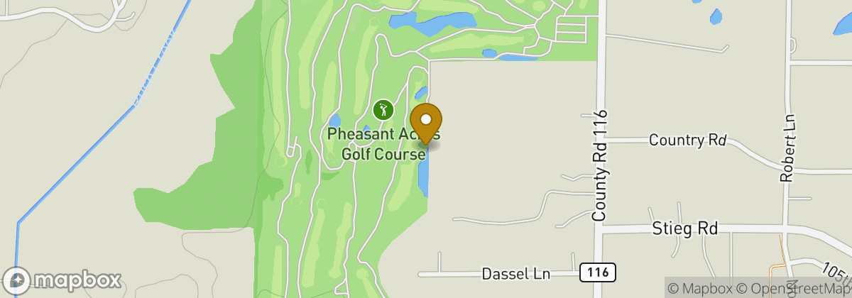 Map location: Pheasant Acres Golf Course