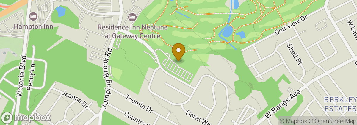 Map location: Jumping Brook Country Club