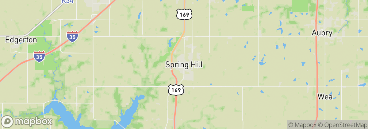 Map: Spring Hill, KS