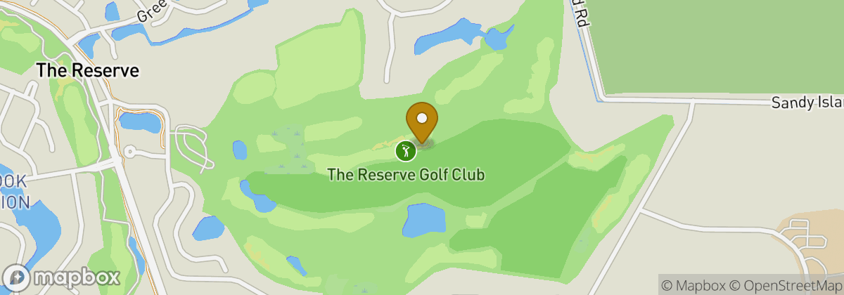 Map location: The Reserve Golf Club