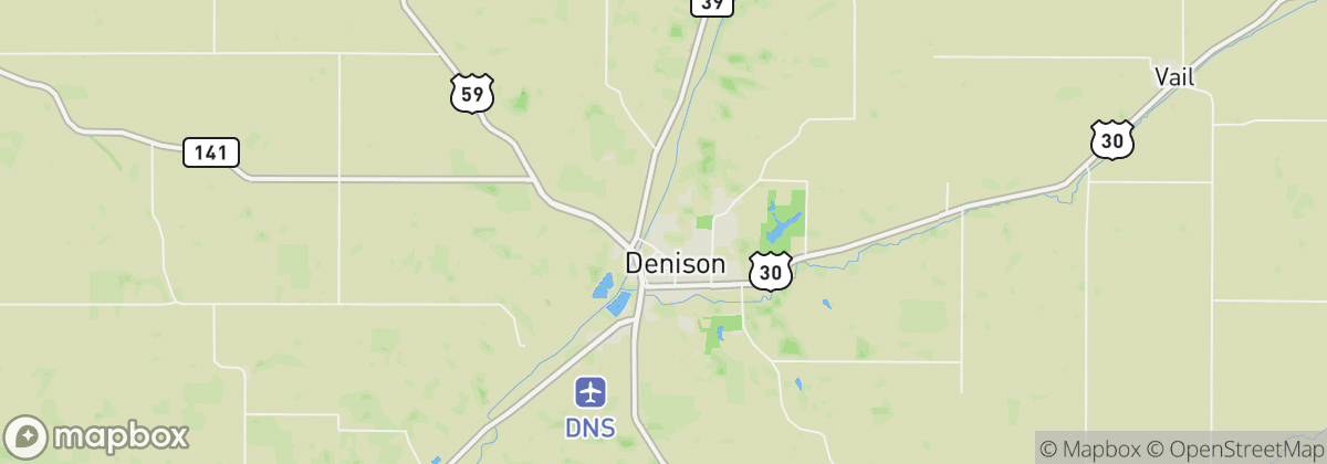 Map: Denison, IA