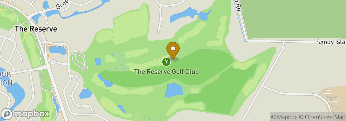 Map location: The Reserve Golf Club
