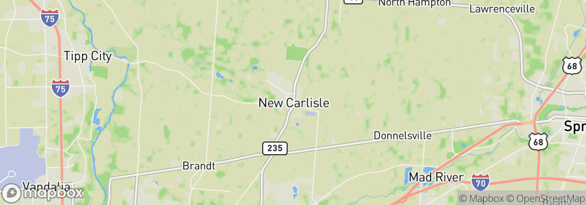 Map: New Carlisle, OH