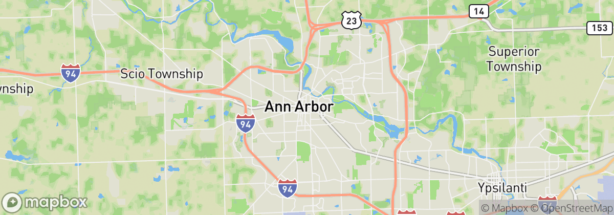 Map: Ann Arbor, MI