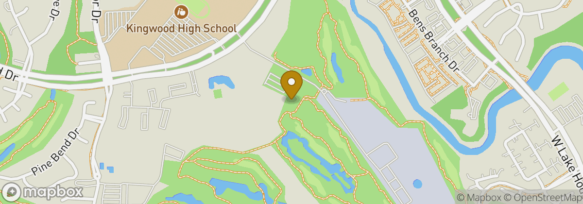 Map location: Kingwood Country Club Forest Course