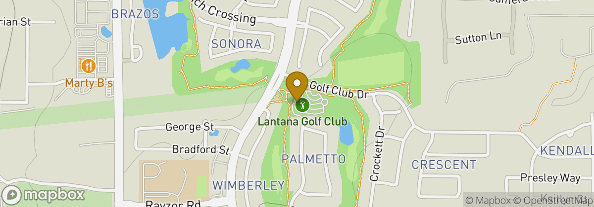 Map location: Lantana Golf Club