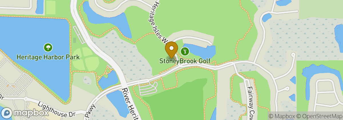 Map location: Stoneybrook Golf Course
