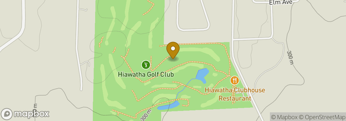 Map location: Hiawatha Golf Club