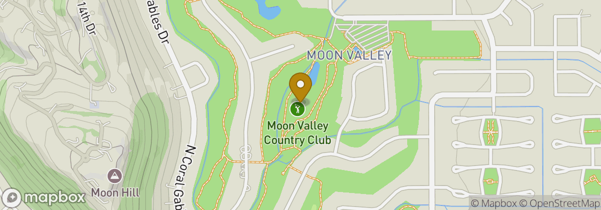 Map location: Moon Valley Country Club