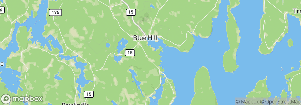 Map: Blue Hill, ME