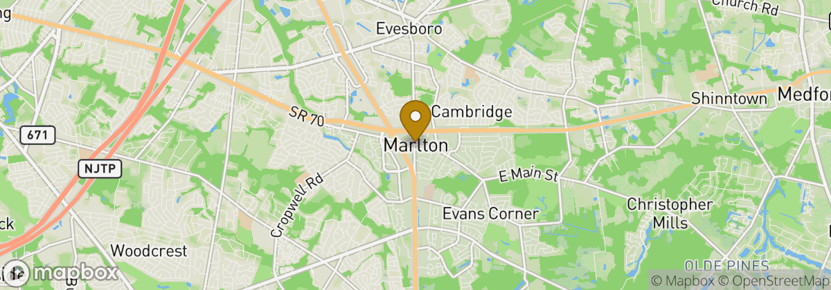 Map location: Marlton