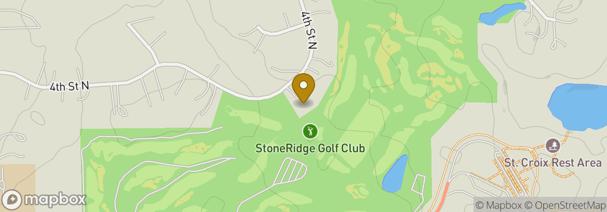 Map location: StoneRidge Golf Club