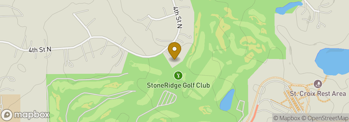 Map location: StoneRidge Golf Club
