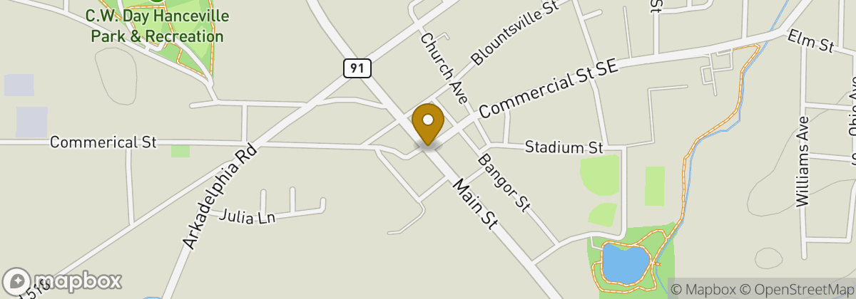 Map location: Cross Creek Golf Course