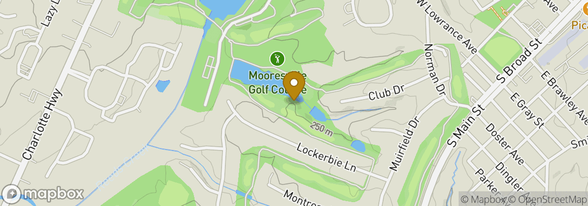 Map location: Mooresville Golf Club