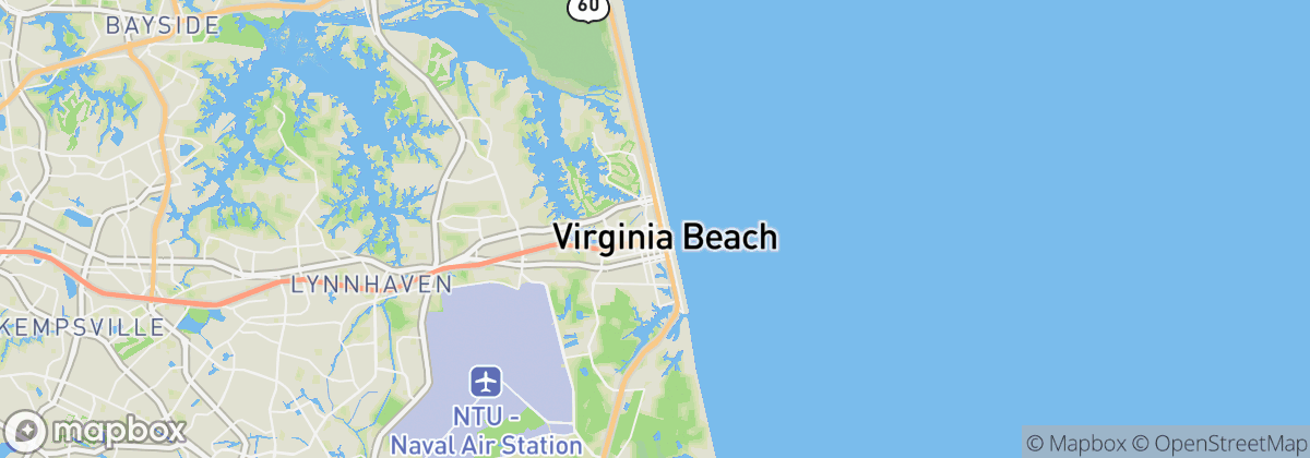 Map: Virginia Beach, VA