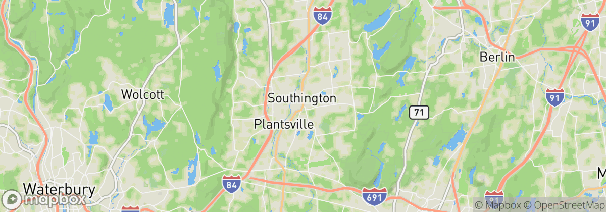 Map: Southington, CT