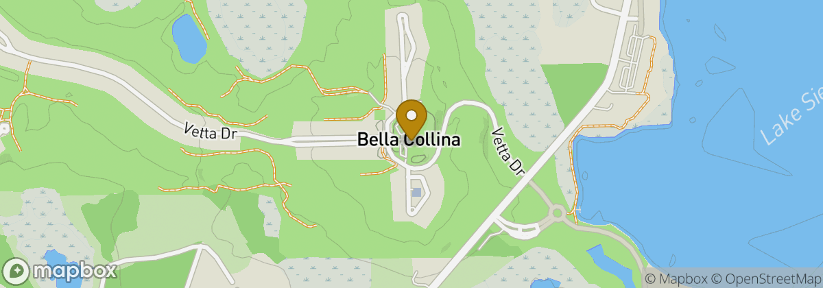 Map location: The Club at Bella Collina